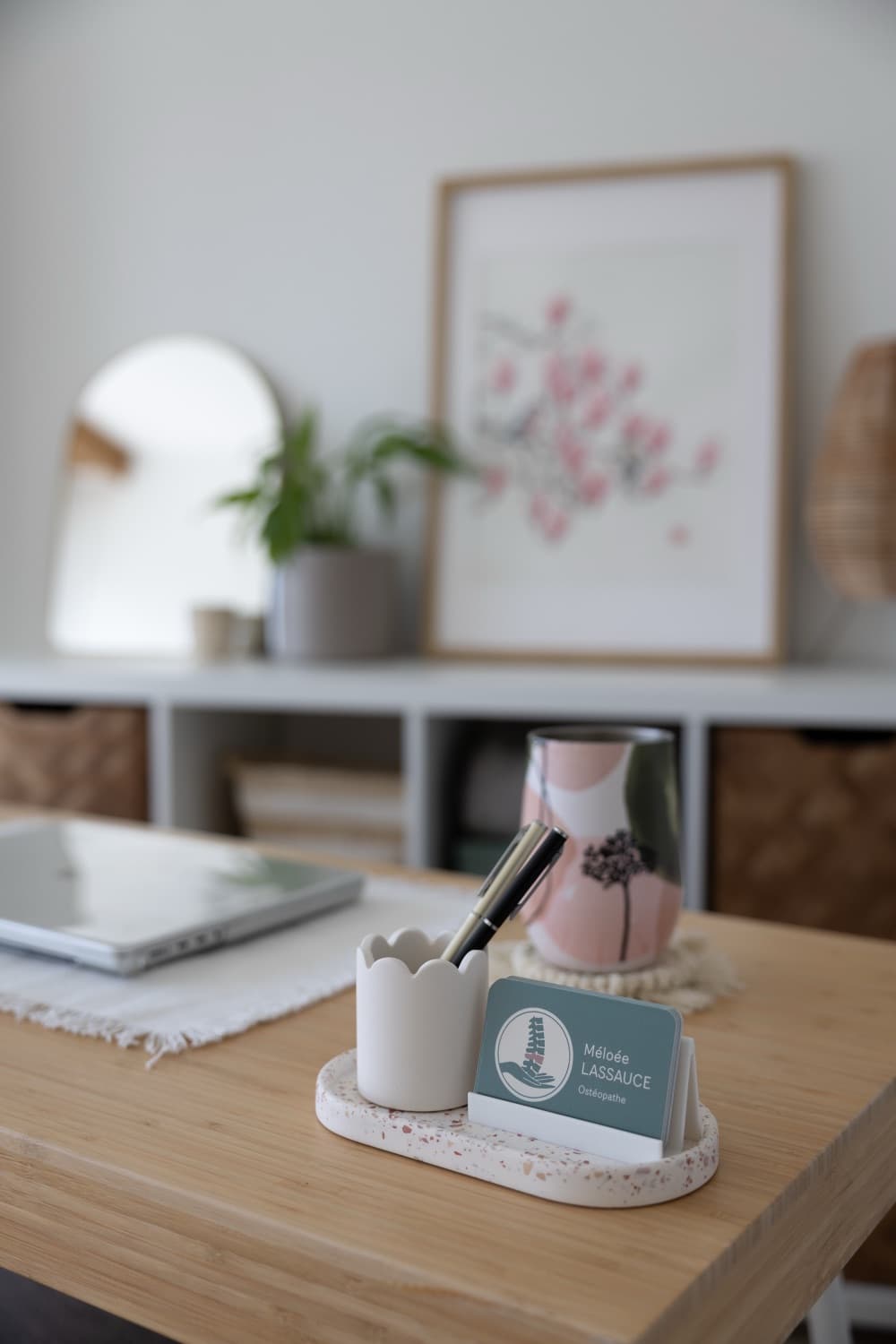 Décoration du cabinet d'ostéopathie