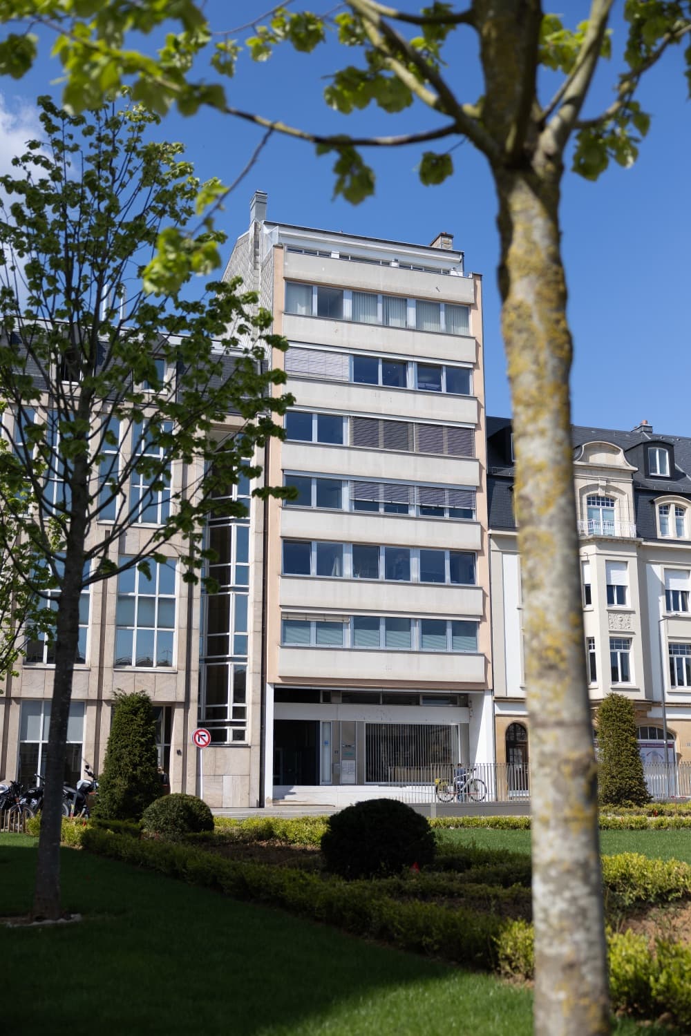 Vue extérieure du cabinet d'ostéopathie à Luxembourg